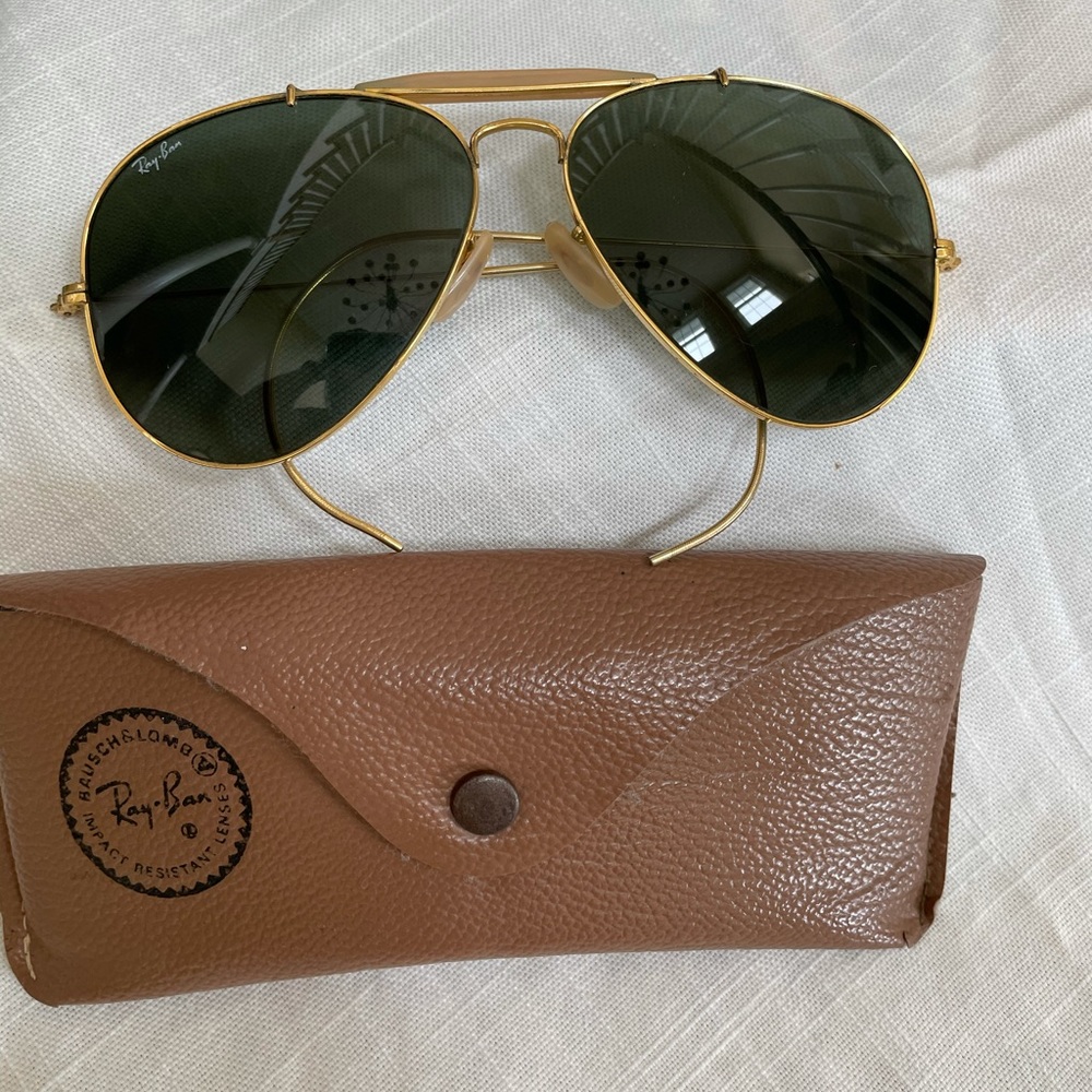 Vintage B&L Ray-Ban 58mm Aviator Sunglasses
